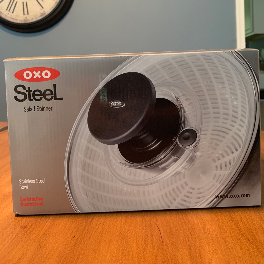 OXO Steel Salad spinner